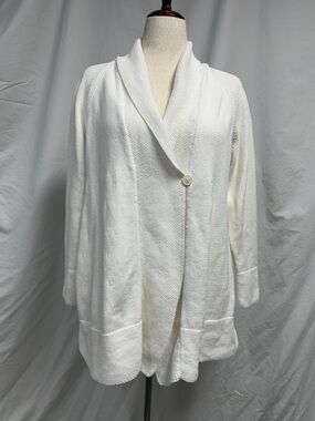 Poetry Fashion London cotton cardigan double breasted w buttons